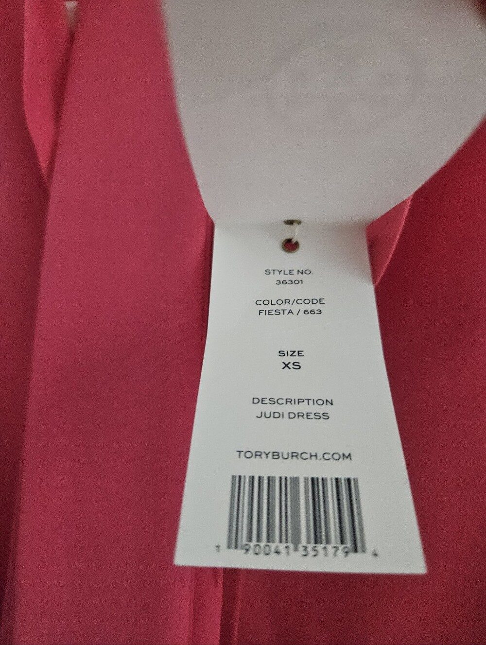 NWT Tory Burch JUDI Fuchsia Belted Front Slit Midi Dress - Picture 8 of 10
